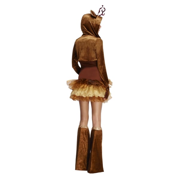 Smiffys Womens/Ladies Fever Reindeer Costume