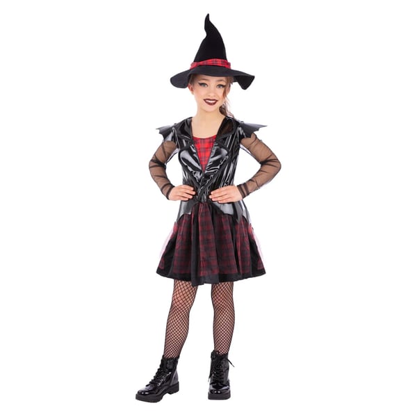 Smiffys Girls Punk Witch Costume