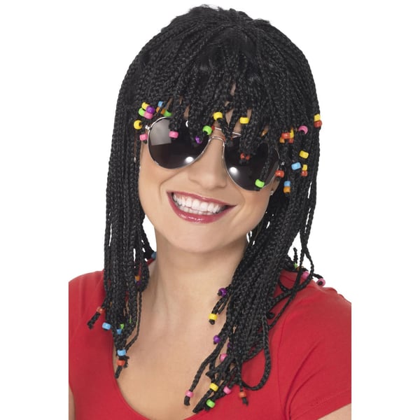 Smiffys Unisex Adult Braided Wig