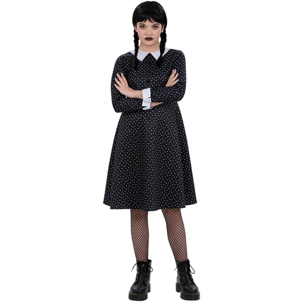 Smiffys Skolflicka Gotisk Peruk