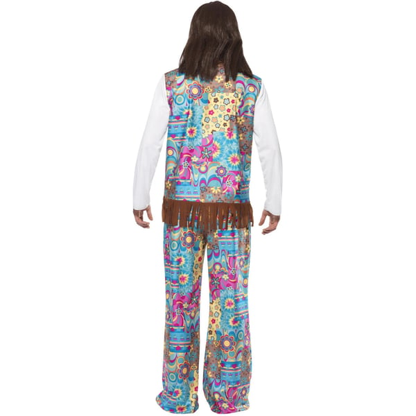 Smiffys Unisex Aikuisten Groovy Hippie -asu