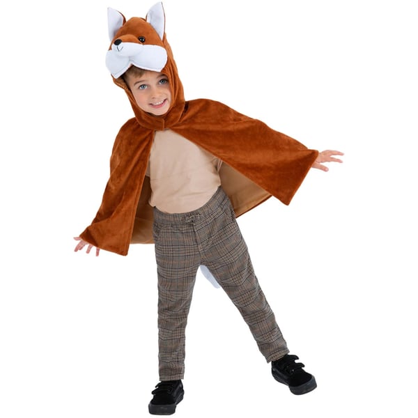 Smiffys Childrens/Kids Deluxe Fox Plush Cape