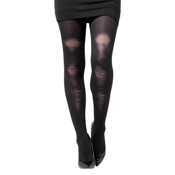 Fever Womens/Ladies Distressed Opaque Tights