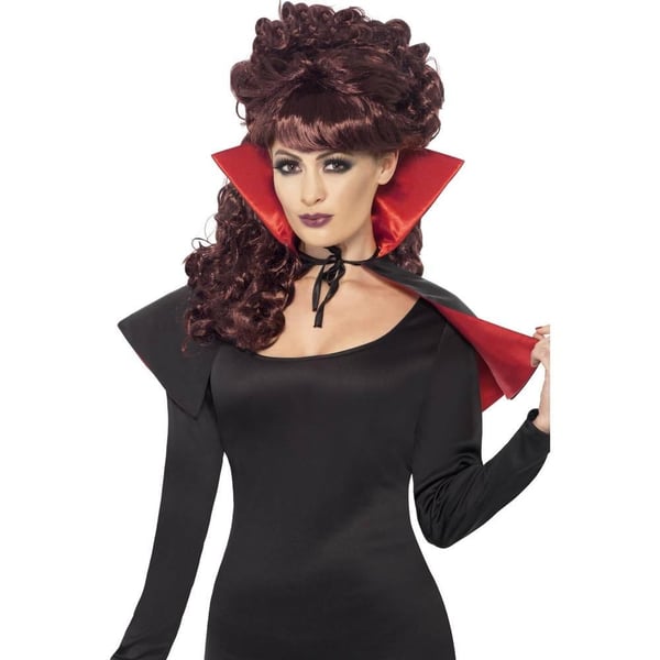 Smiffys Womens/Ladies Mini Vampire Cape