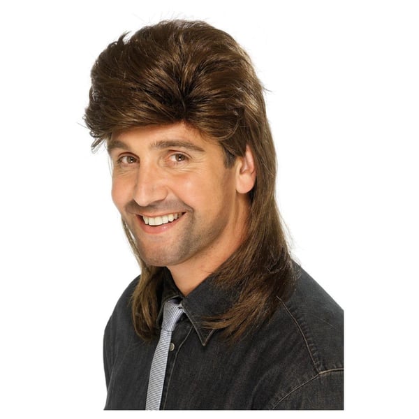 Smiffys Mens Mullet Wig