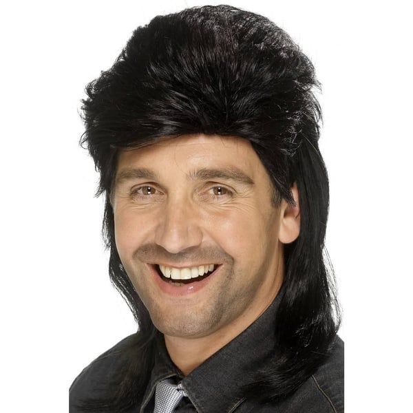 Smiffys Mulletperuk för män