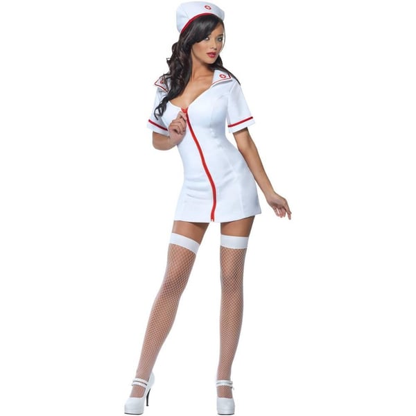 Fever Womens/Ladies No Nonsense Nurse Costume Set