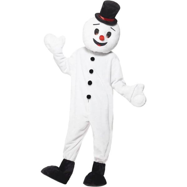 Smiffys Unisex Adult Snowman Mascot Costume