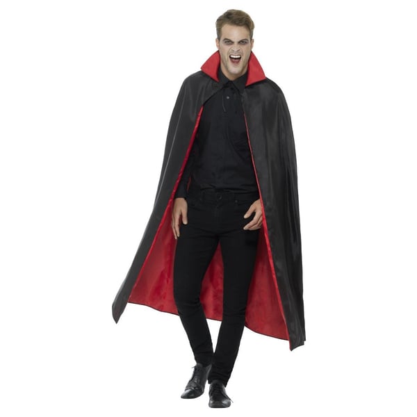 Smiffys Unisex Vuxen Vampyr Vändbar Kappa