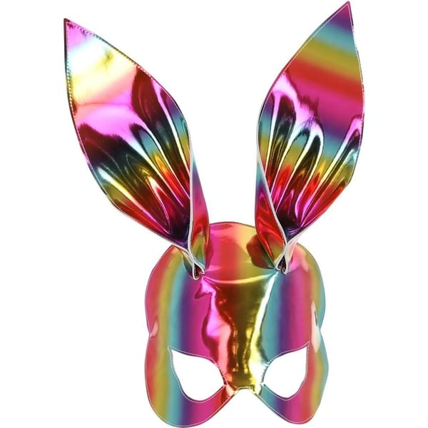Fever Unisex Adult Bunny Metallic Mask