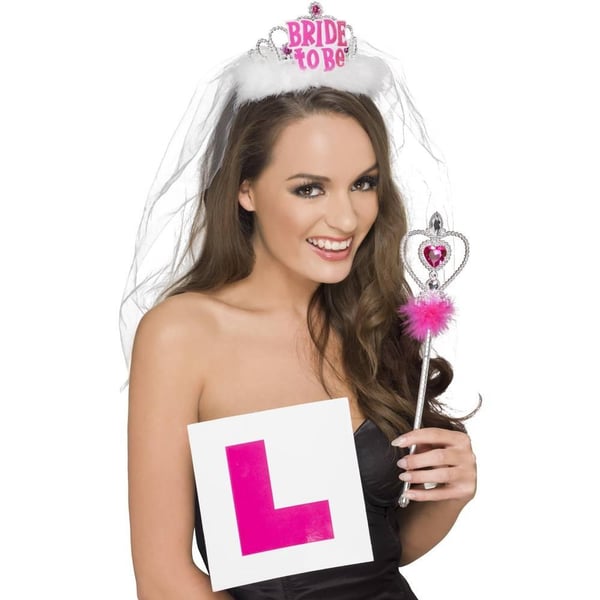 Smiffys Womens/Ladies Hen Party Costume Prop Set