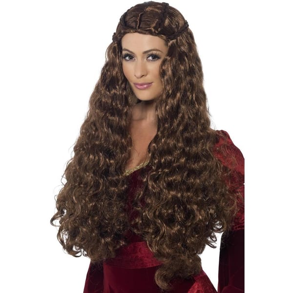 Smiffys Womens/Ladies Medieval Princess Wig