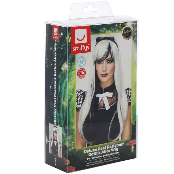 Smiffys Womens/Ladies Deluxe Gothic Alice Wig