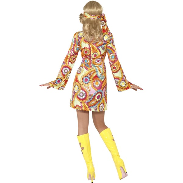 Smiffys Womens/Ladies 60s Hippy Costume Set