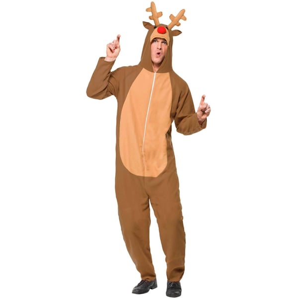 Smiffys Unisex Adult Reindeer Christmas Costume