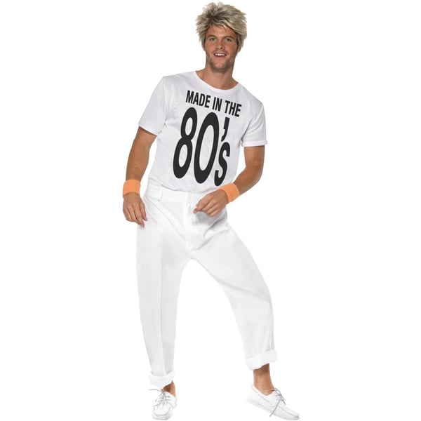 Smiffys Unisex Adult Made In 80s Costume Set
