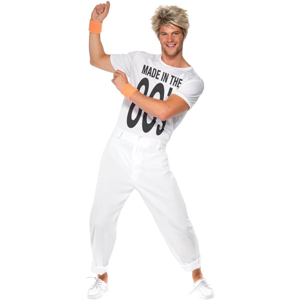 Smiffys Unisex Adult Made In 80s Costume Set