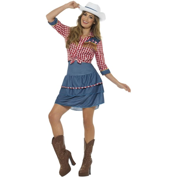 Smiffys Womens/Ladies Rodeo Doll Costume