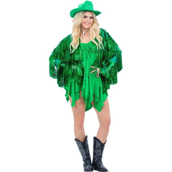 Fever Womens/Ladies Tinsel Festival Costume Jacket