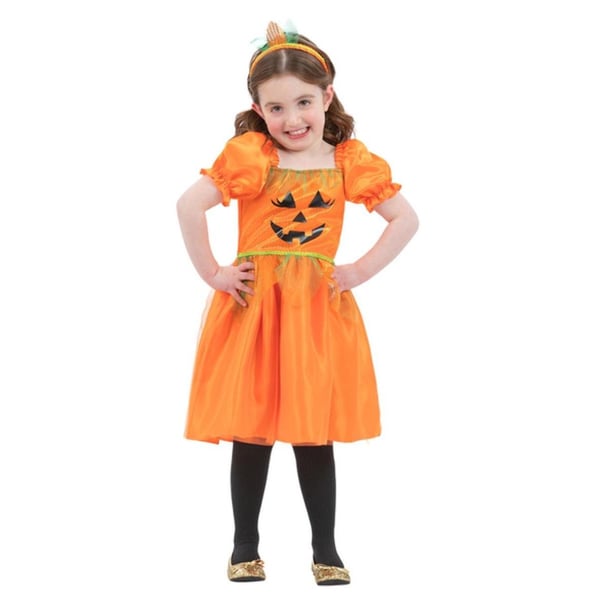 Smiffys tyttöjen kurpitsa Halloween-asu setti
