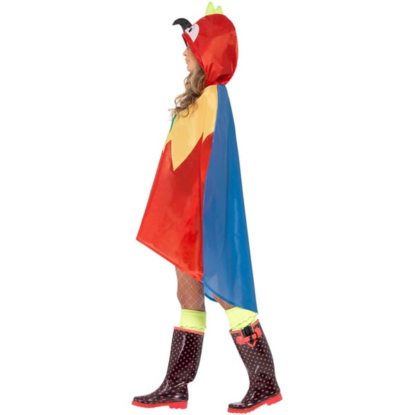 Smiffys Unisex Adult Parrot Party Poncho