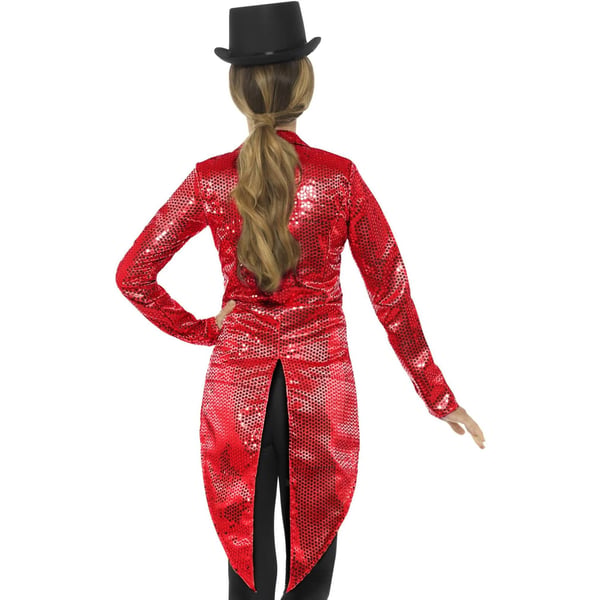 Smiffys Womens/Ladies Sequins Costume Tailcoat