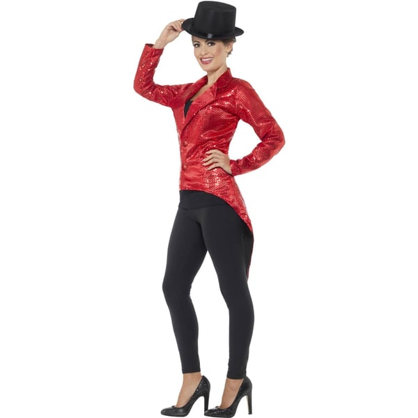 Smiffys Womens/Ladies Sequins Costume Tailcoat