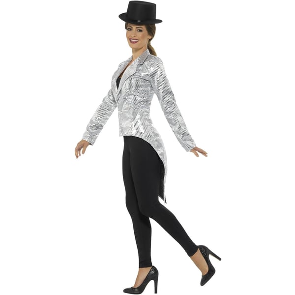 Smiffys Womens/Ladies Sequins Costume Tailcoat