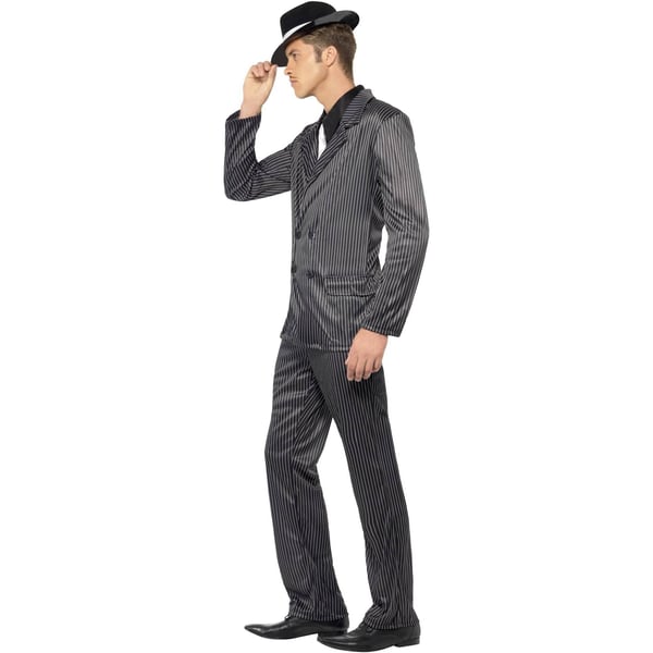 Smiffys Mens Gangster Pinstripe Costume