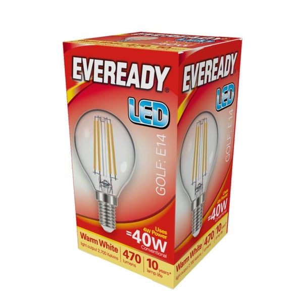 Eveready E14/SES LED Golf Bulb