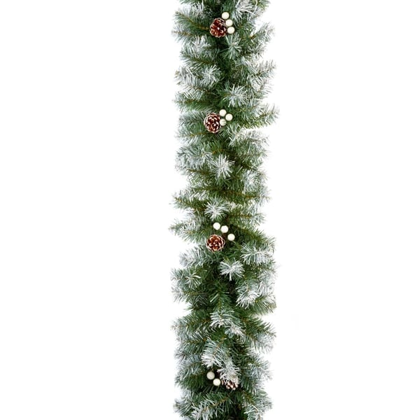 Premier Lumikärkinen Tekokuusi Garland