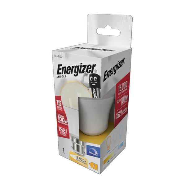 Energizer BC / B22 LED GLS-lampa