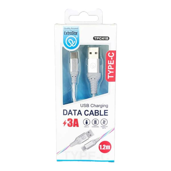 Extrastar USB A till C-kabel