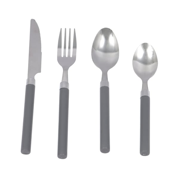 Basiks Stainless Steel Cutlery Set (Pack of 16)
