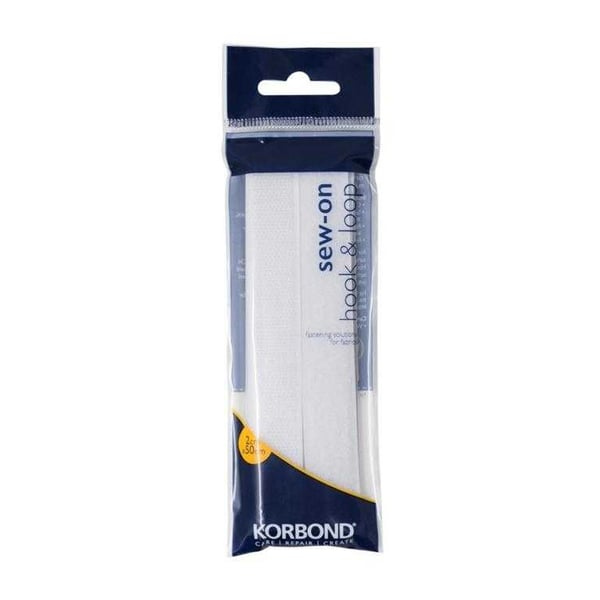 Korbond Sew-On Plain Hook and Loop