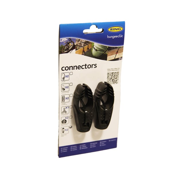 Ring Bungee Clic justerbare kroge (pakke med 2)