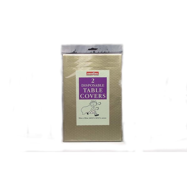 Caroline Square Paper Table Covers (Pack of 2)