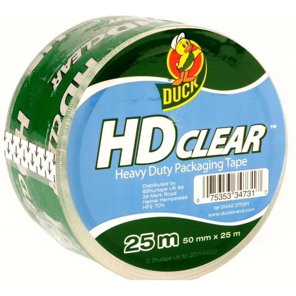 Duck Tape Kraftig Klar Förpackningstejp