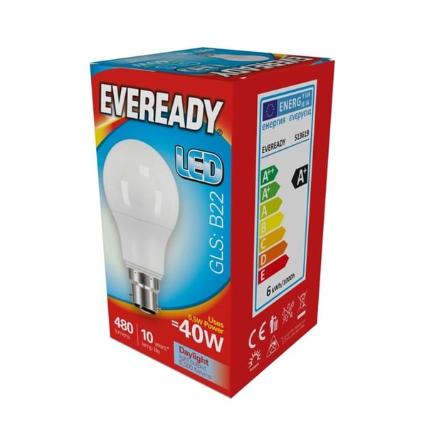 Eveready LED GLS B22 Lampa