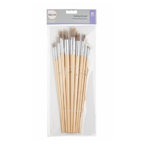 Harris Seriously Good Round Artist Paint Brush Set (pakke med 11)