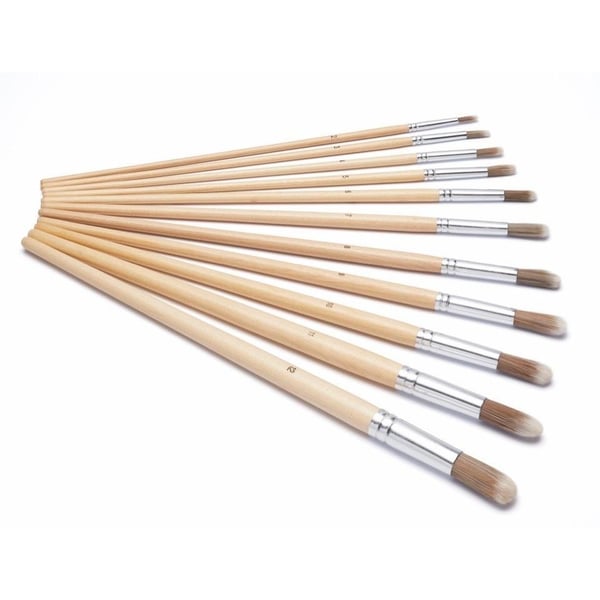 Harris Seriously Good Round Artist Paint Brush Set (pakke med 11)