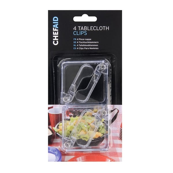 Chef Aid Bordsduksklämmor (4-pack)