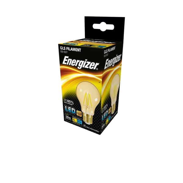 Energizer LED E27-pære med filament