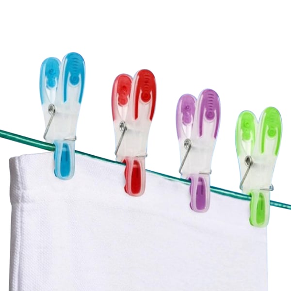 SupaHome Soft Grip Plastic Clothes Pegs (Pack of 20)