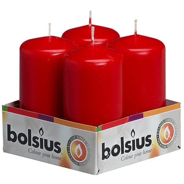 Bolsius Pillar Candle (Pack Of 4)