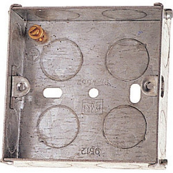 Dencon 1 Gang Metal Back Box