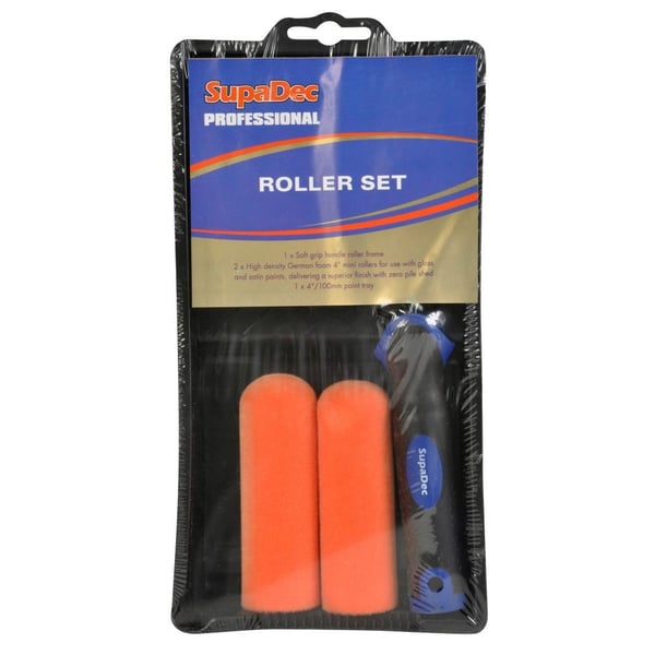 SupaDec Foam Paint Roller Set