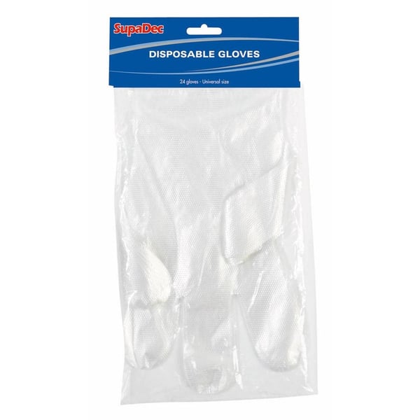 SupaDec Engångshandskar (24-pack)