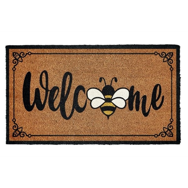 Groundsman Welcome Bee Door Mat