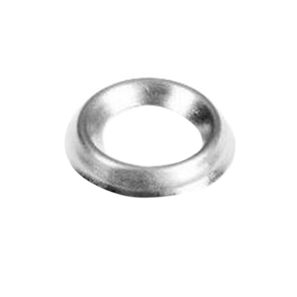 Securpak No 8 Chrome Screw Cup Washer (Pack of 16)